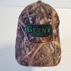 California Giant Mens Pacific Headwear Baseball Cap Hat Green Camouflage New